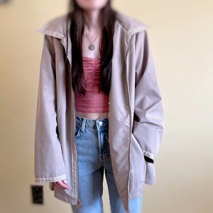 Dennis Basso Raincoat - Womens Large